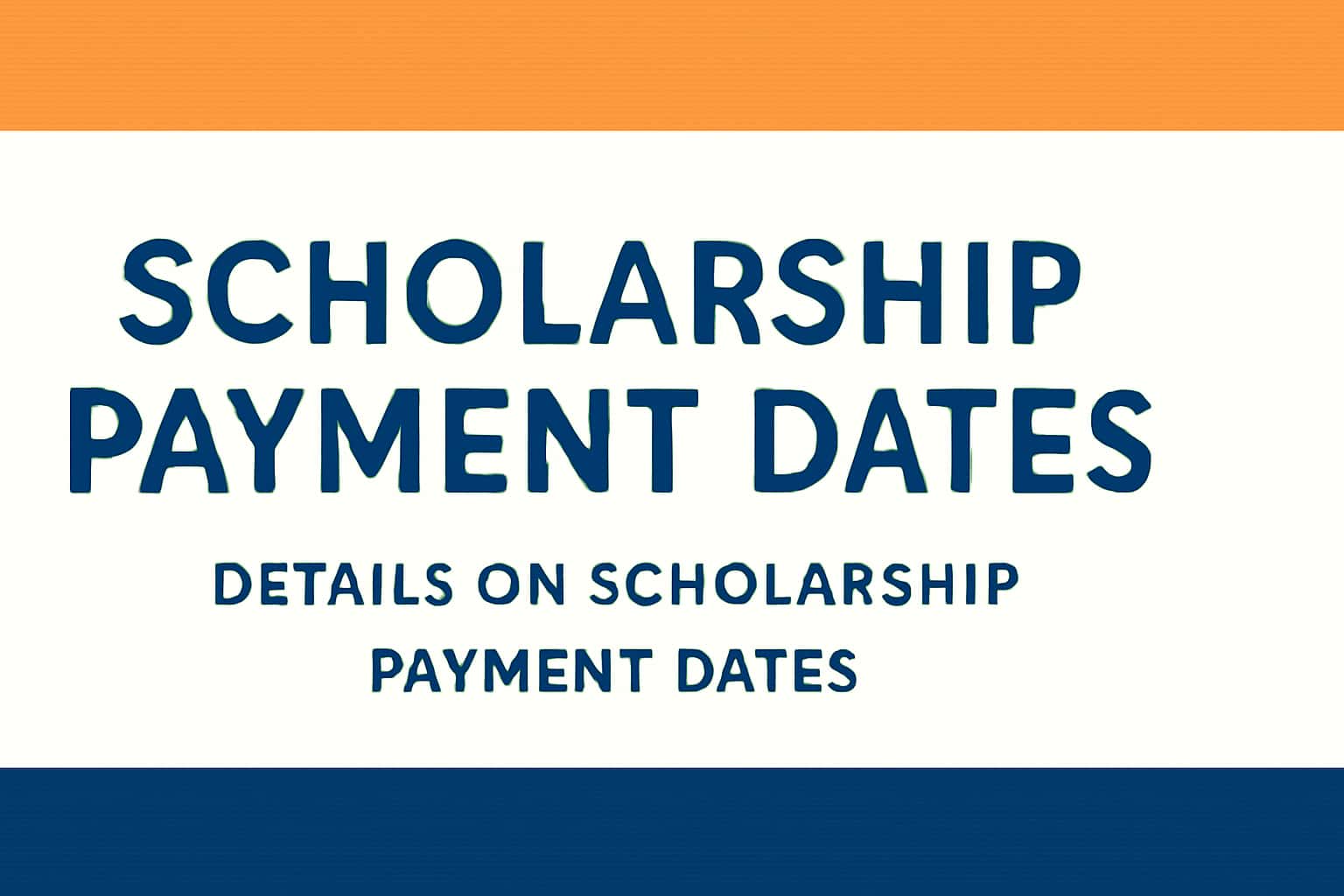 Details on Scholarship Payment Dates